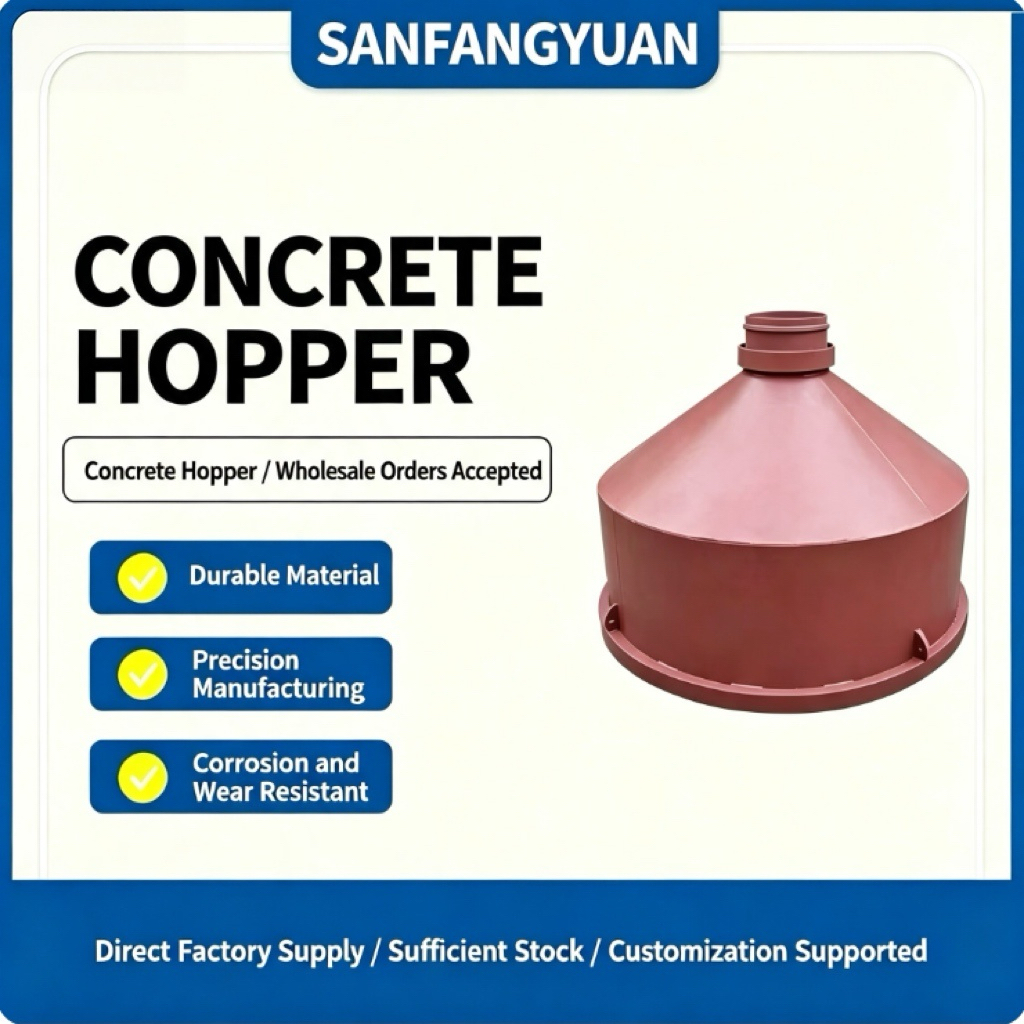 Pile pouring hopper